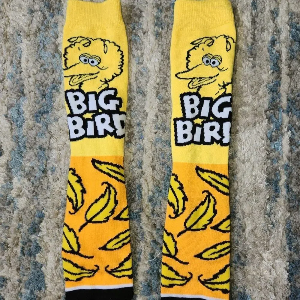Big Bird Long Socks || Set of Two Socks || GUC